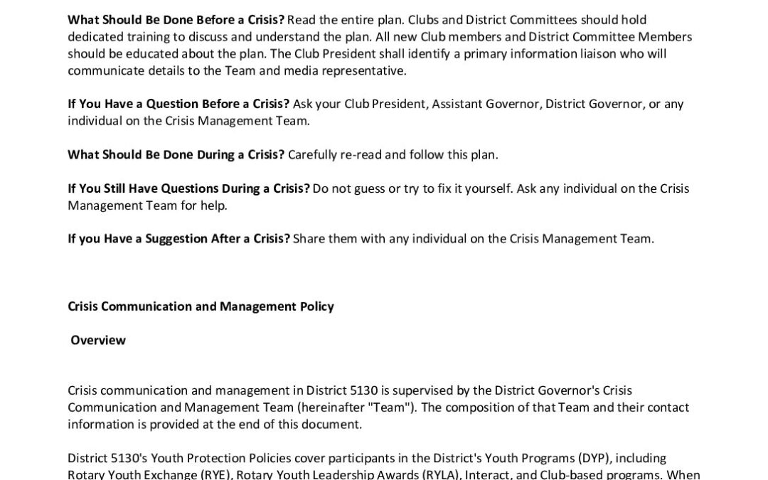 11-22-24 District 5130 Crisis Management Policy 4 (1)