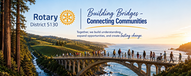 Building Bridges Banner DRAFT 2 rotary 5130 mission